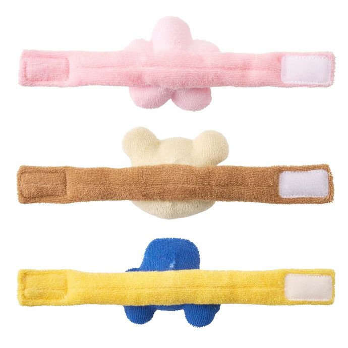 リストラトル裏面（面ファスナーを外した状態）